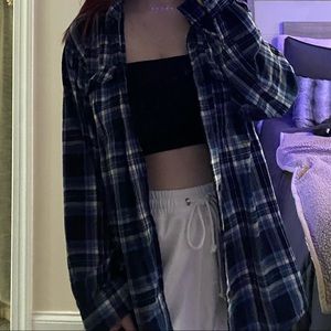 blue flannel